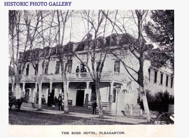 Pleasanton's historic Rose Hotel