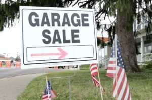 Hosting a garage sale can minimize expresses and general money!